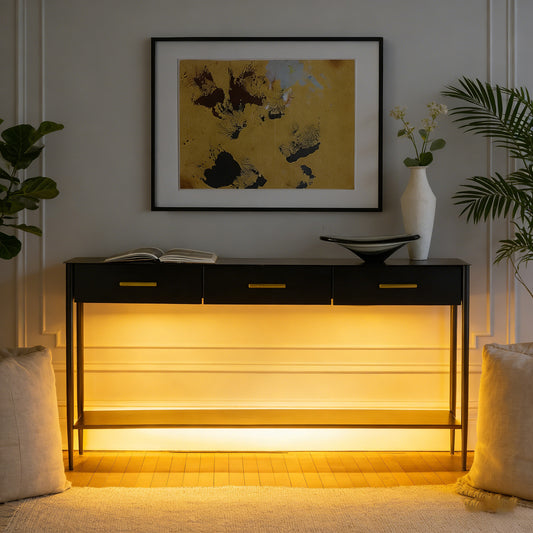 Metalwork Console Table (42"–60")