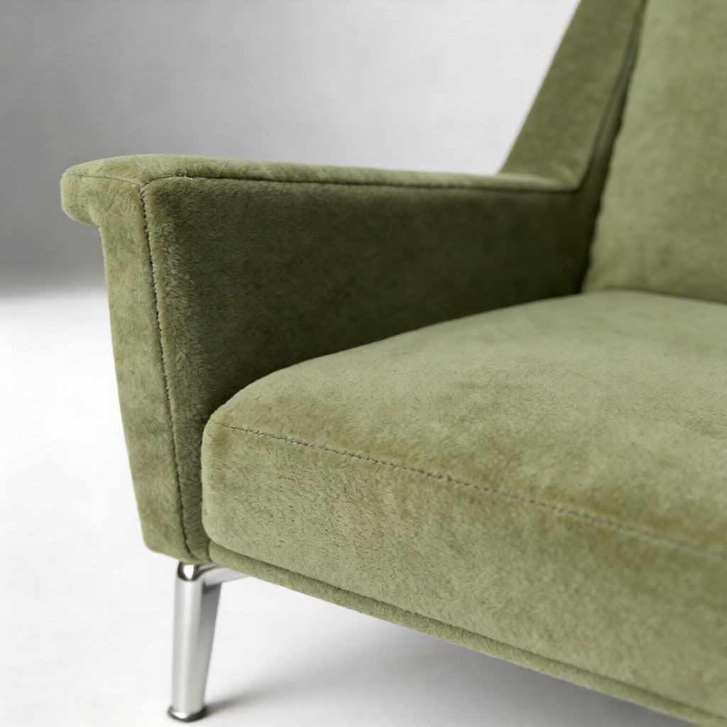 Carlo Mid-Century Chair - Metal Legs