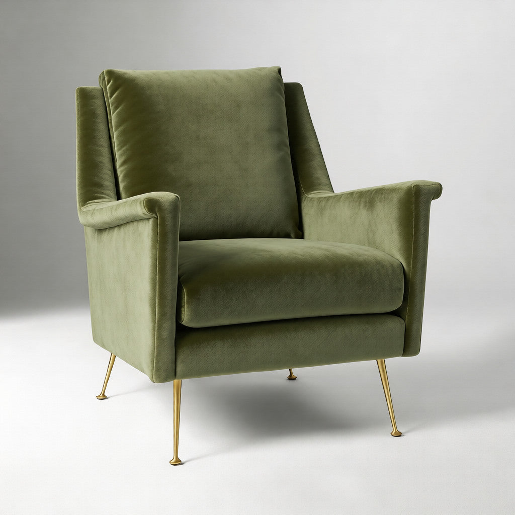 Carlo Mid-Century Chair - Metal Legs