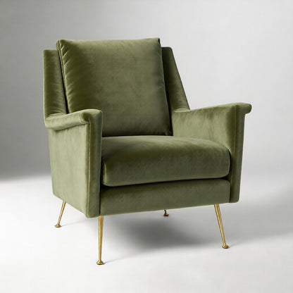 Carlo Mid-Century Chair - Metal Legs